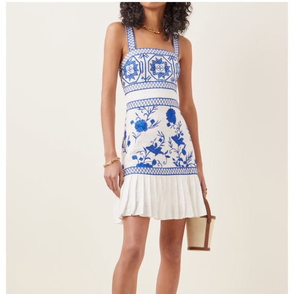 Alexis Asteria Embroidered Sleeveless Mini Dress - Picture 1 of 5